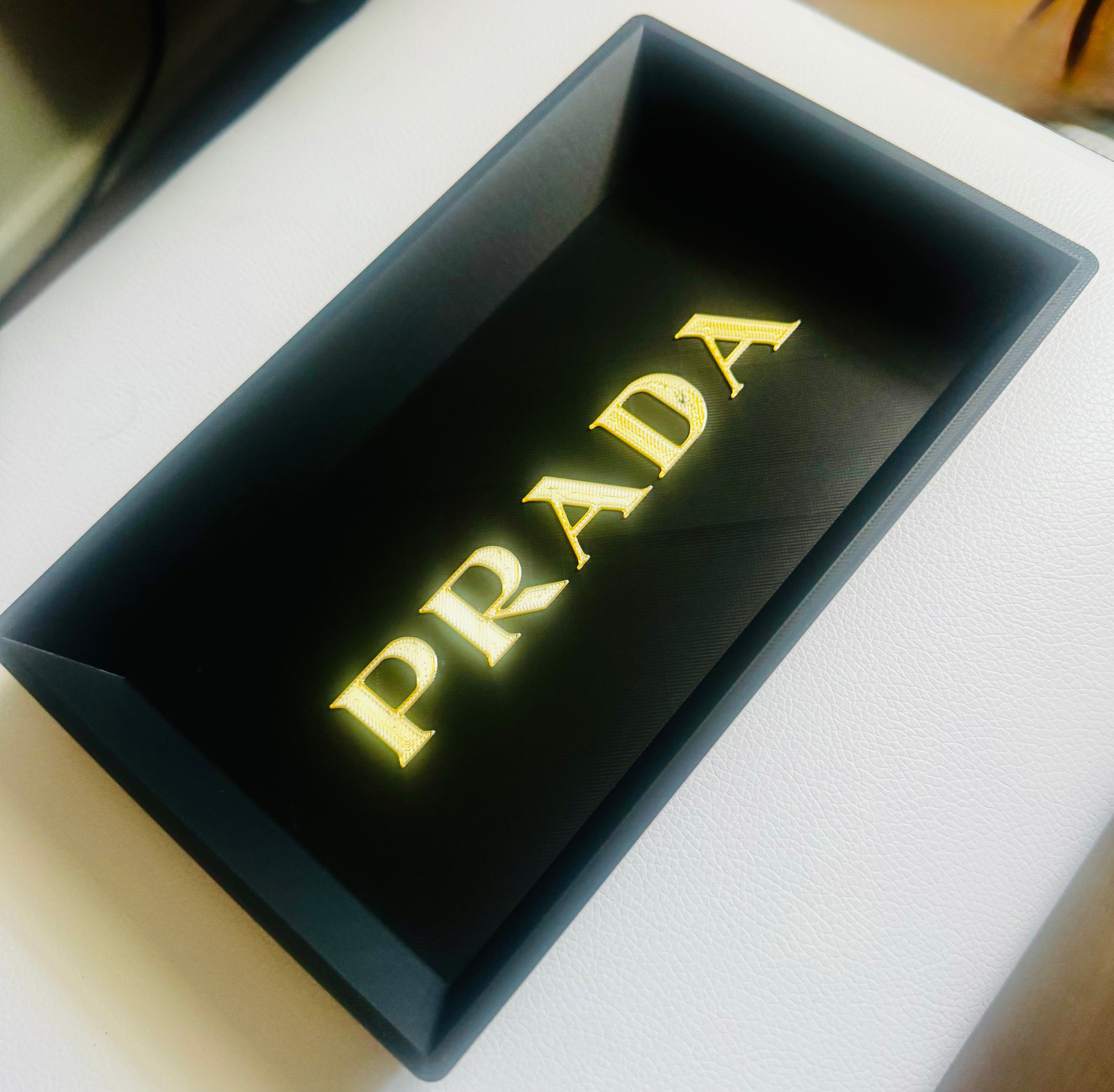 Cute branded tray